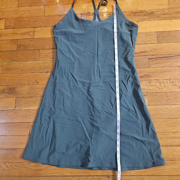 Outdoor Voices Green Mini Dress with Gray Lining - Medium - Picture 3 of 7